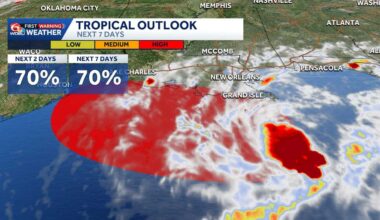 Gulf Watch: Tropical Storm Edouard could form, Louisiana forecast