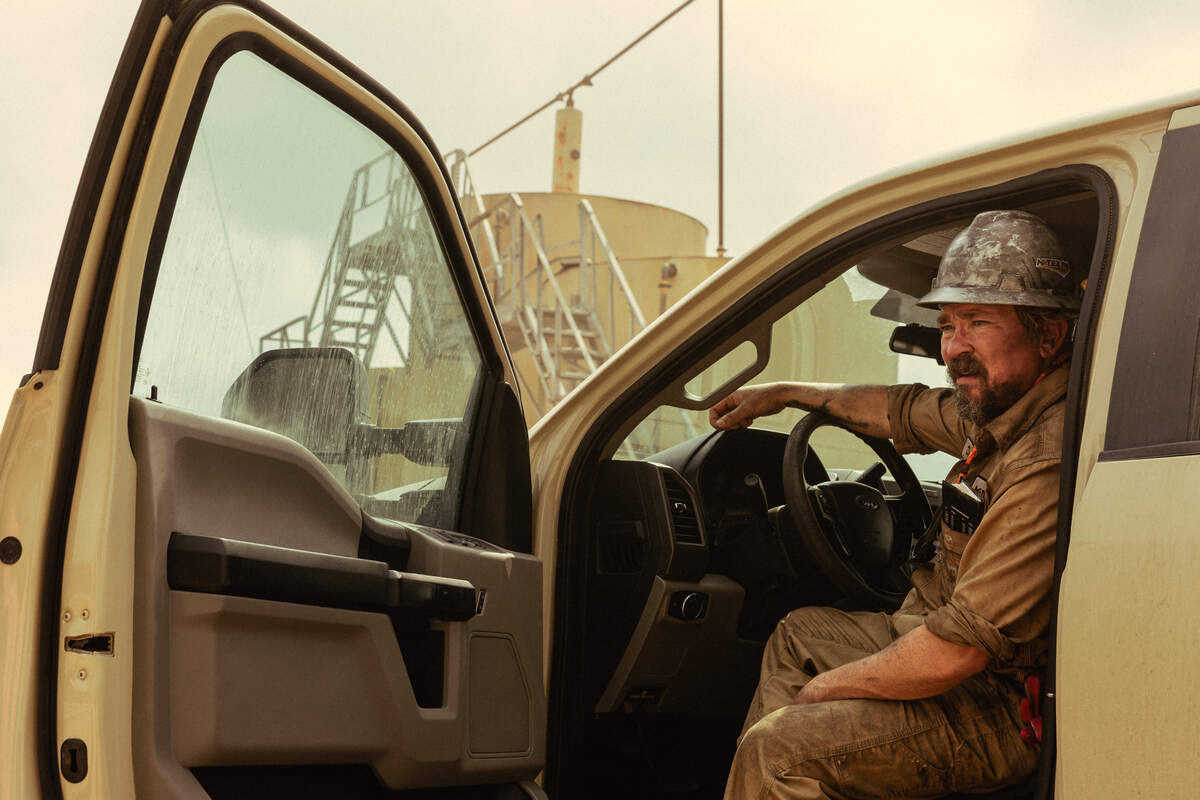 James Jordan as Dale in “Landman” episode 5, season 2, streaming on Paramount+.