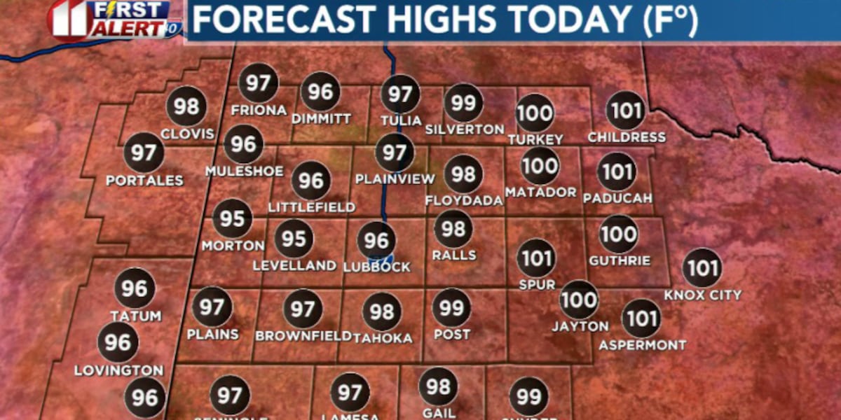 Hot, dry stretch continues into September