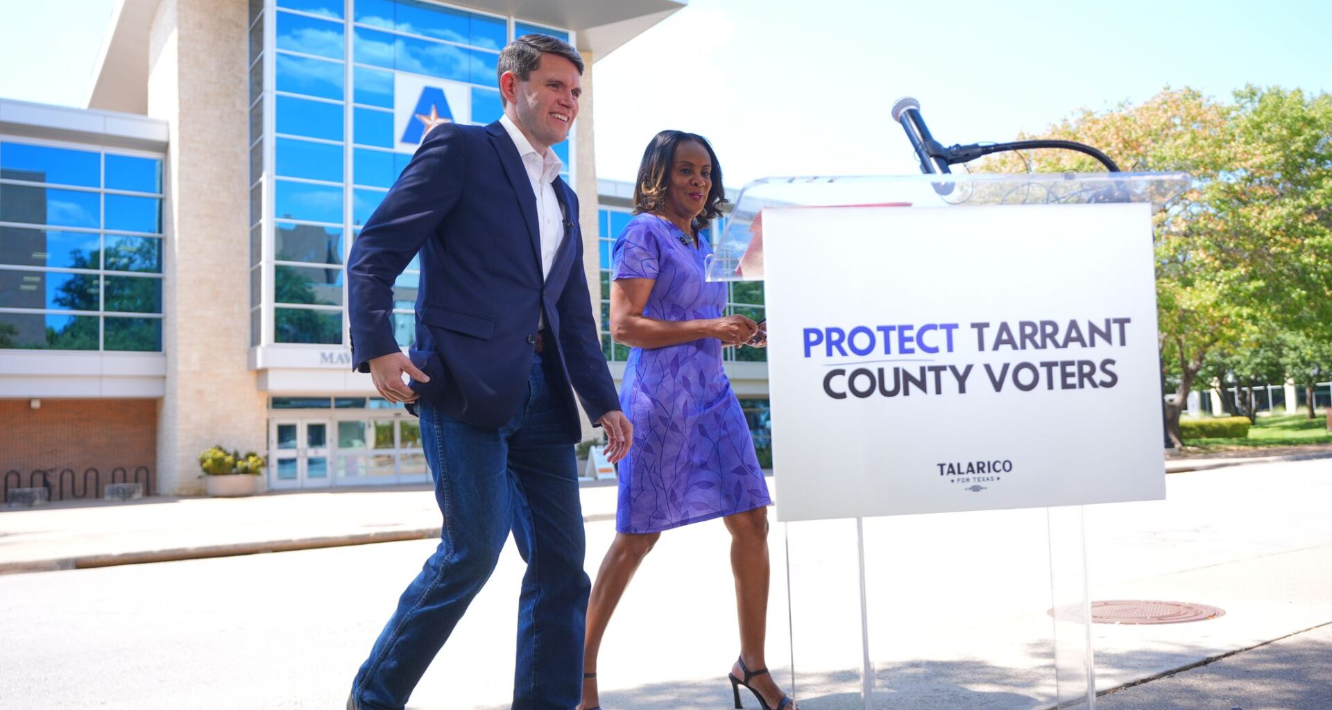 Plan to cut polling sites in Tarrant County draws protests