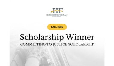 Fort Worth, TX Law Firm Announces Newest $1,500 Winner of Committing to Justice Scholarship