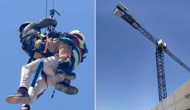 Individual rescued from towering crane in Texas, Fort Worth Fire Department says