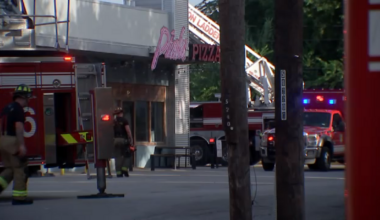 Fire near Washington Ave may have started at pizza parlor before spreading to warehouse: HFD