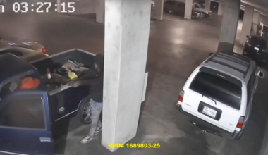 Houston man shot in parking garage robbery warns others as gunman remains at large
