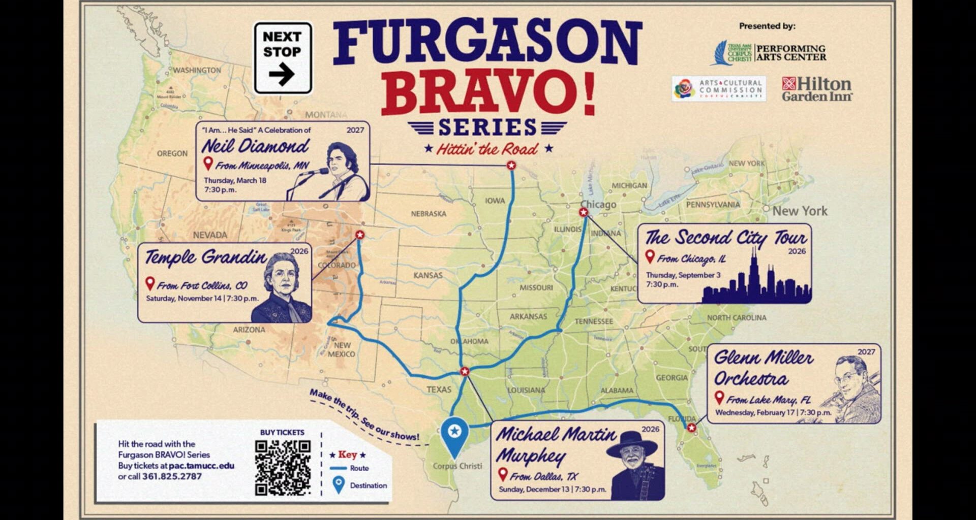Texas A&M-Corpus Christi announces Ferguson Bravo Series lineup for 2026-27 season