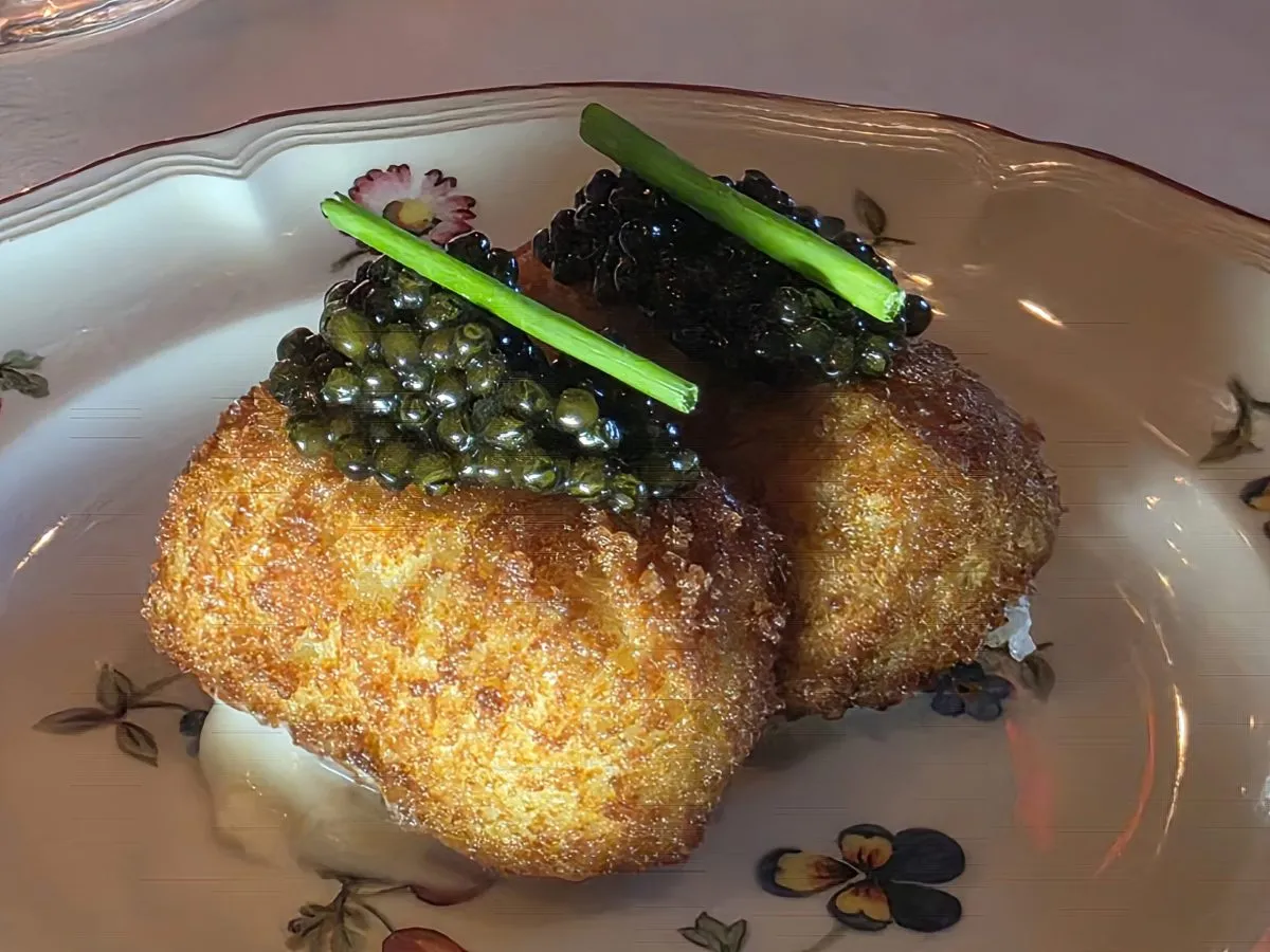 Caviar Tots at State of Grace. Eat your heart out, Napoleon Dynamite. Photo by Mario-Sebastian Berry.