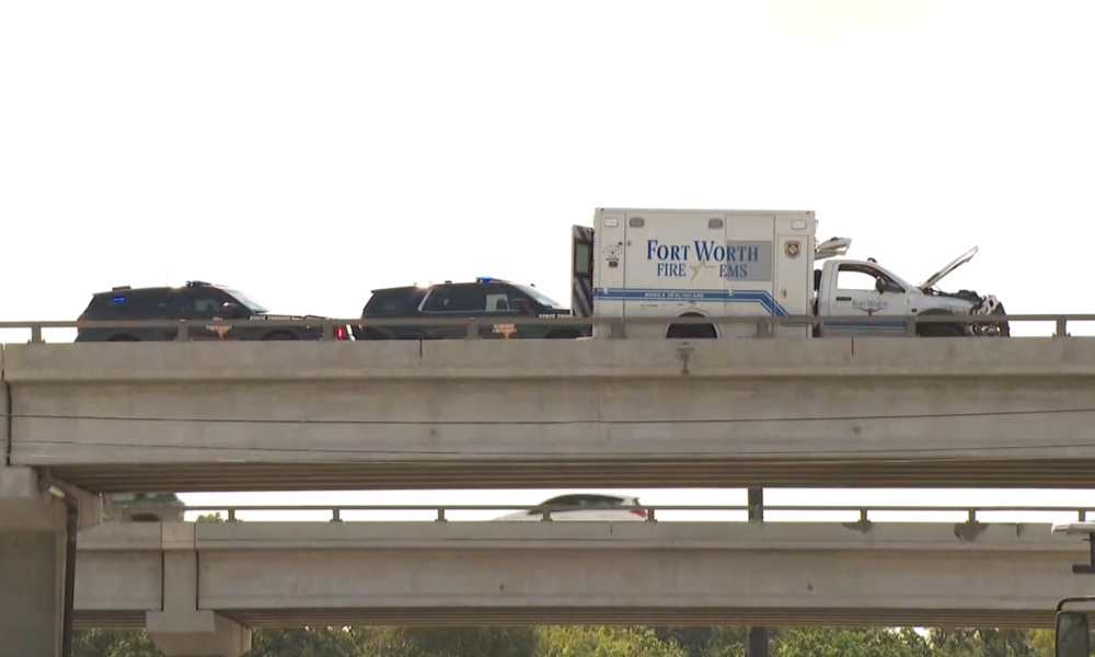 Man shot dead after stealing ambulance, ramming vehicles during chase near Austin