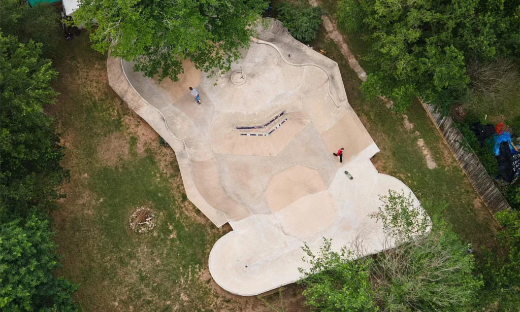 Kickflip into this skate compound