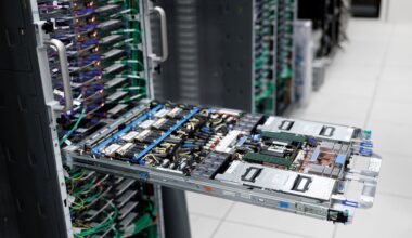 Inside an AI data center in Austin, Texas. Data centers are a big cause of heightened import prices right now.