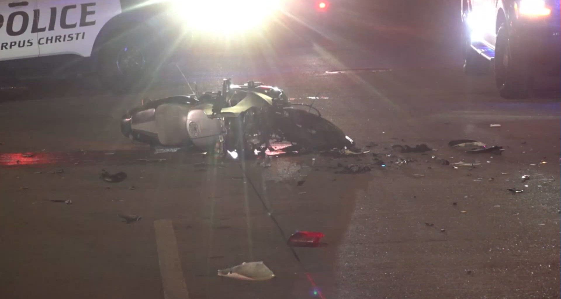 Police search for driver in Everhart motorcycle hit-and-run