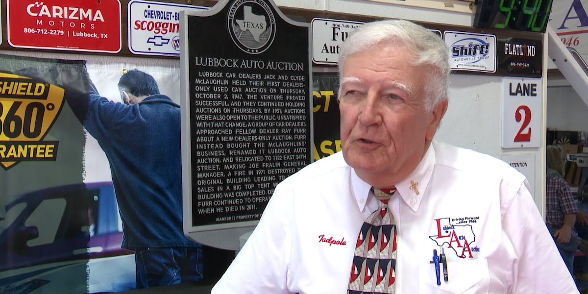 Texas Historical Marker Unveiled to Honor Historic Lubbock Auto Auction
