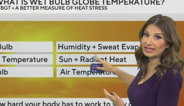 A brief relief from triple-digit heat indices in North Texas