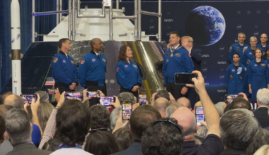 Trump honors Artemis II crew with Space Medal of Honor in Houston, announces new U.S. Space Academy