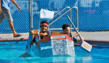 Cardboard regatta - Port Aransas South Jetty