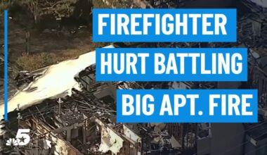Fort Worth apartment fire video shows 3-alarm blaze, firefighter hurt – NBC 5 Dallas-Fort Worth