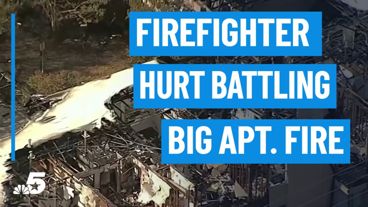 Fort Worth apartment fire video shows 3-alarm blaze, firefighter hurt – NBC 5 Dallas-Fort Worth