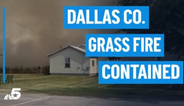 Dallas County grass fire video shows crews containing 65 acres – NBC 5 Dallas-Fort Worth
