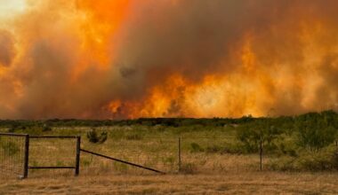 Fort Worth police supply drive helps firefighters battling Ross Fire in North Texas