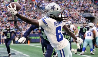 Camden Brown stands out for Cowboys with 2 touchdown catches in 17-7 preseason win against Seahawks :: WRAL.com