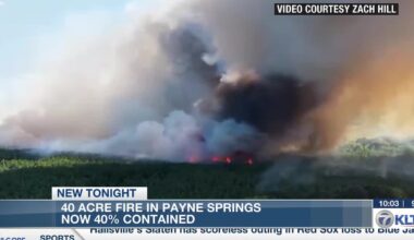 Payne Springs-area fire grows to 50 acres, Texas Forest Service says