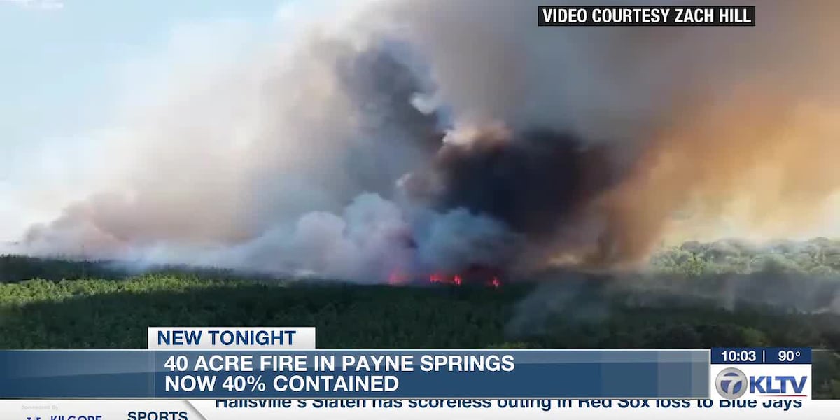Payne Springs-area fire grows to 50 acres, Texas Forest Service says