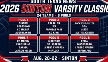 Sinton Varsity Classic set for Aug. 20-22 | San Patricio County