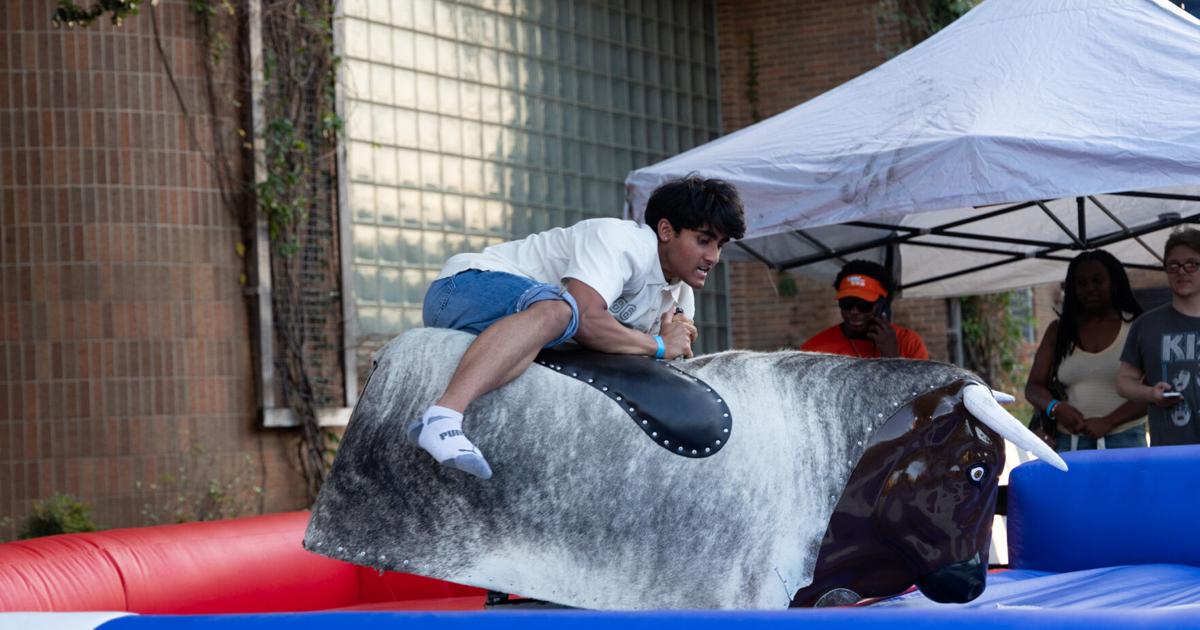 Photos: MavsMeet brings bull riding, zip-lining to Brazos Park | Multimedia