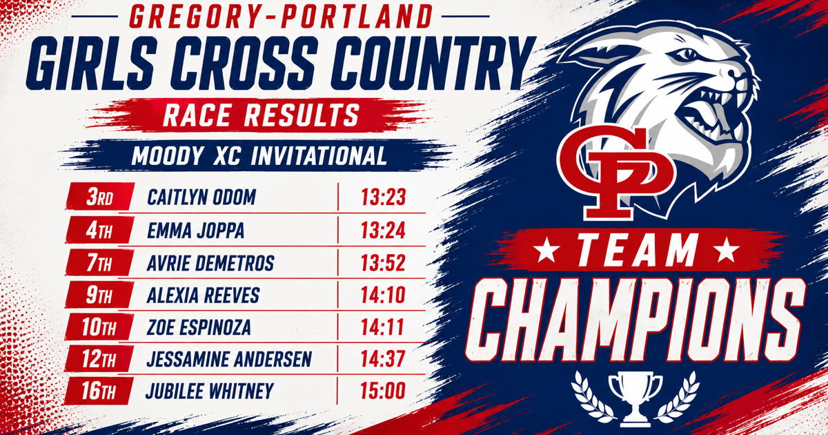 G-P girls cross country squad wins Moody XC Invitational | San Patricio County