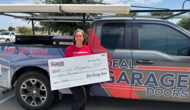 Ideal Garage Doors Donates $5,000 to City Missions in Plano | Press Releases