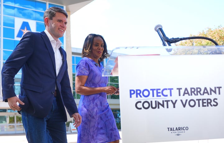 “The most powerful people in this county, the most powerful people in this country, don’t want us to be able vote easily,” Democratic state Rep. James Talarico said at a news conference.