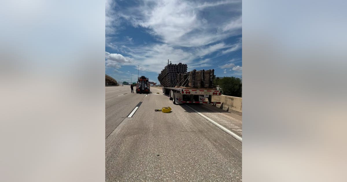 I-10 Katy Freeway reopens near West 610 Loop; stalled 18-wheeler still on highway