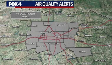 Dallas Weather: Sunny and hot weekend with poor air quality