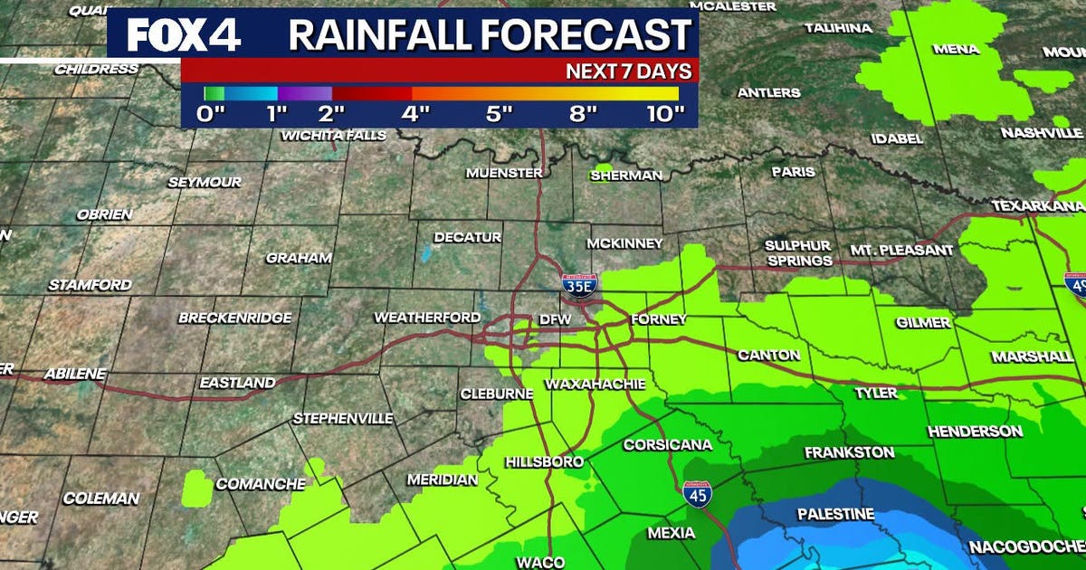 Dallas Weather: Tropical disturbance could bring rain to DFW