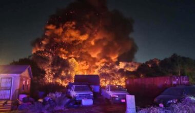 Large grass fire in Sand Branch prompts multi-department response, burns 10 acres – NBC 5 Dallas-Fort Worth