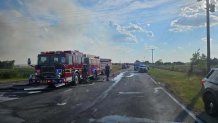 Fire Alert: Dallas County Sheriff’s Office Deputies are working traffic control in the area of 1900 block of Malloy Bridge Rd. While fire crews work to extinguish a large grass fire in that area. Please avoid the area as some roads are closed for fire personnel move around the area