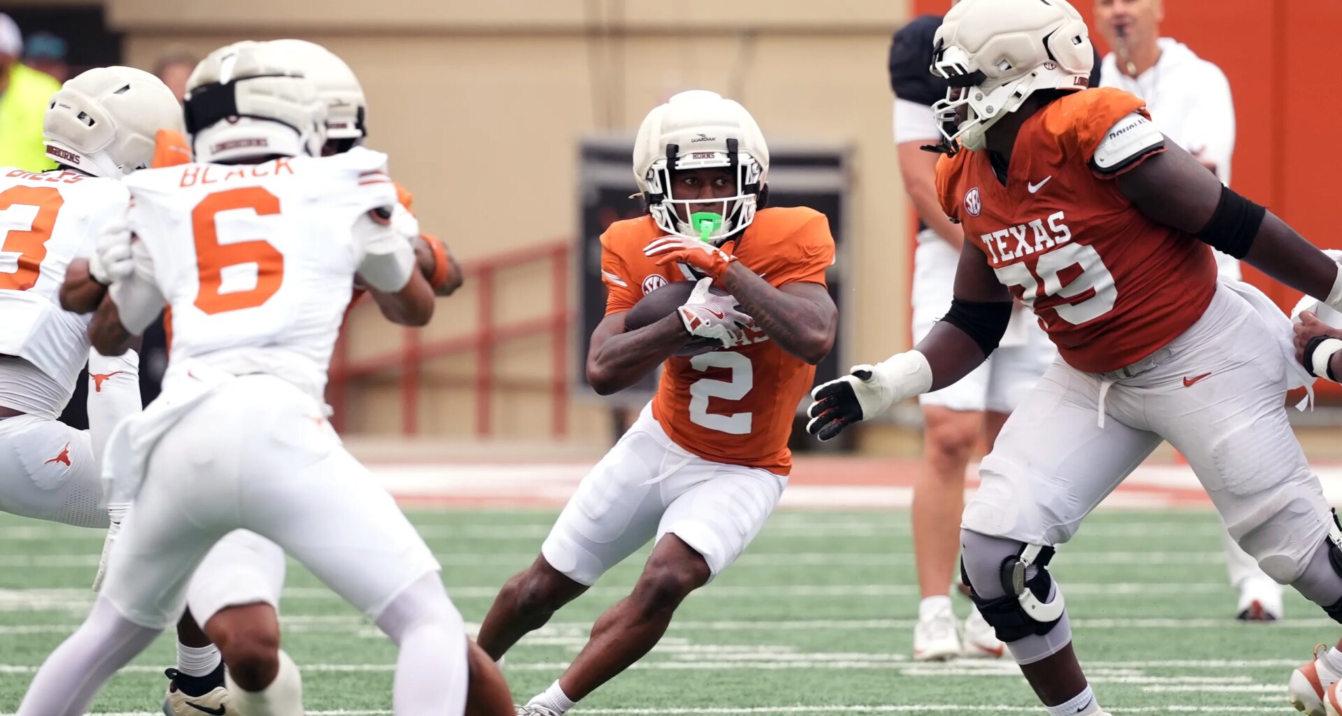 Health, battles top things to watch throughout Texas' fall camp