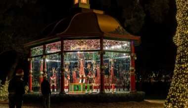 Dallas Arboretum ending Twelve Days of Christmas