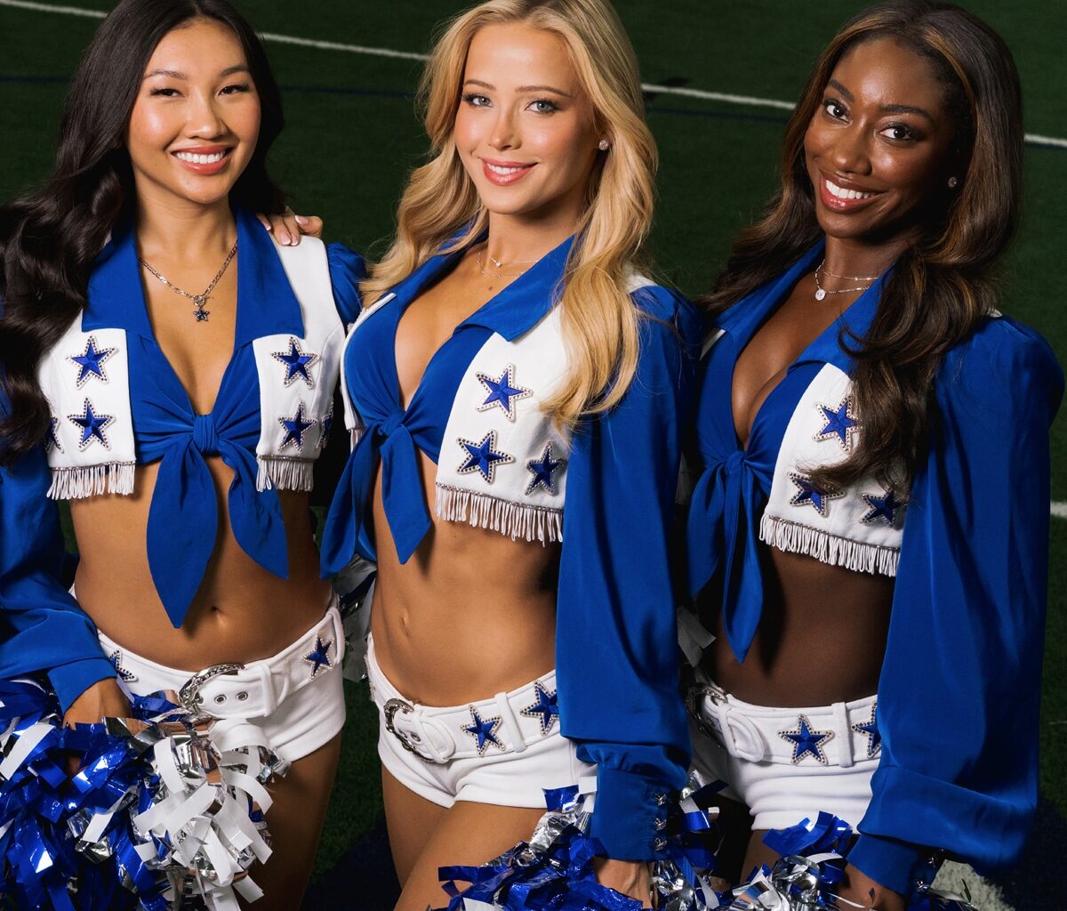 Dallas Cowboys Cheerleaders Uniform Adds Earring for First Time