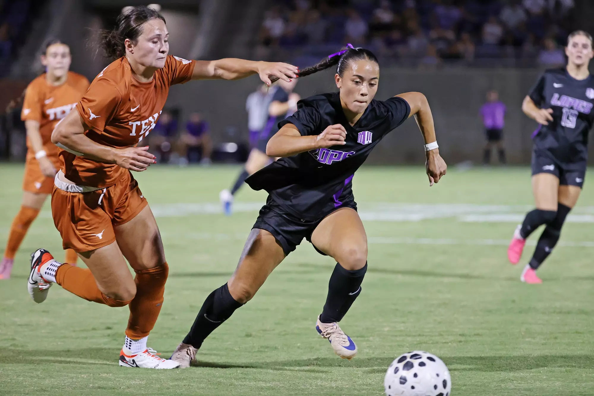 Phoenix, AZ  August 23, 2026:   The Lopes fall-1-0 to Texas at GCU Stadium.  David Kadlubowski/GCU