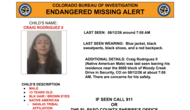El Paso County Sheriff’s Office, Colorado Bureau of Investigation asking public for help finding missing teen