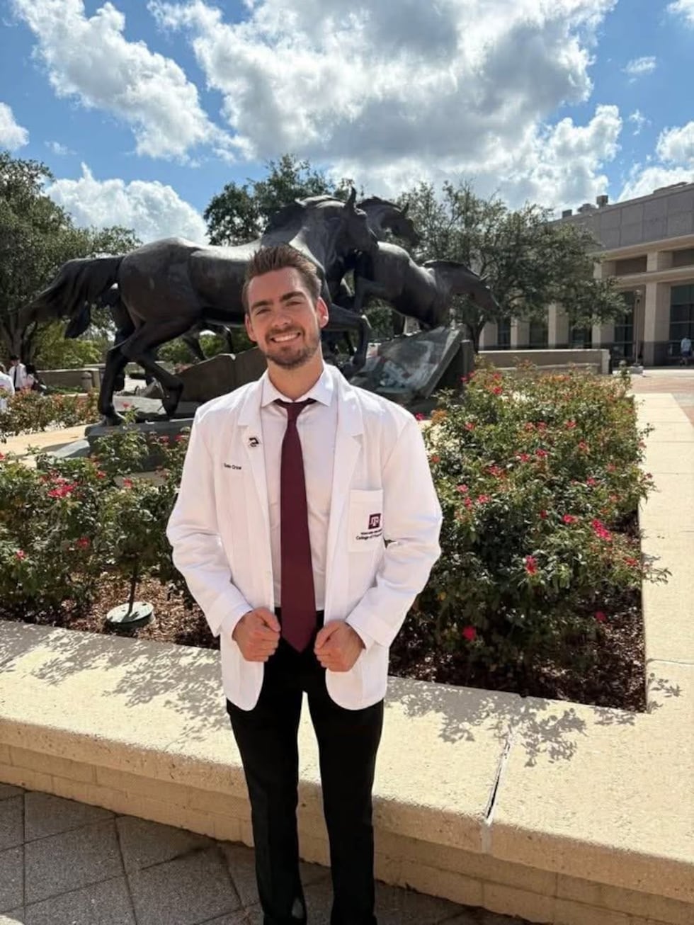 Caden Dean Crow and 8 other Aggies will be honored during a Silver Taps ceremony on Sept. 1 in...