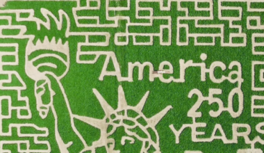 At’l Do Farms honors America’s 250th with Statue of Liberty corn maze design