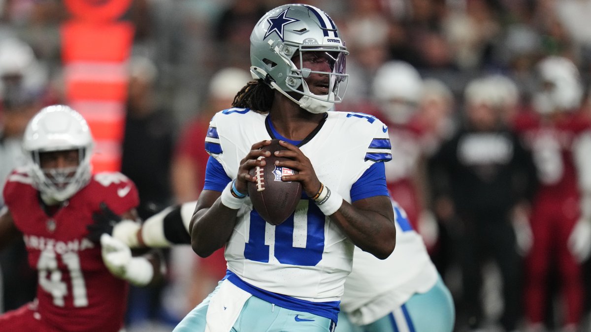 Milton throws 2 TDs in 1st half, makes case for Cowboys’ backup job in win over Cardinals – NBC 5 Dallas-Fort Worth