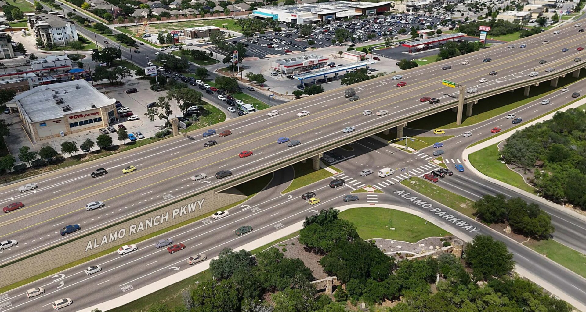 Bexar County building new elevated roadway for Far West growth