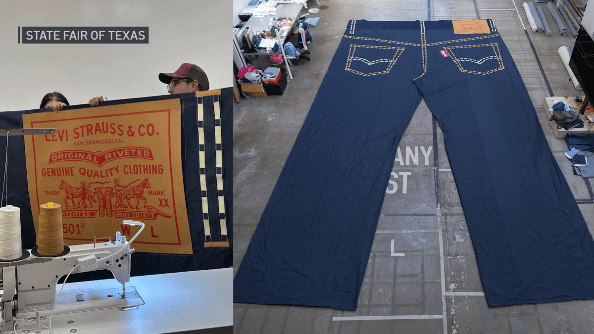 Big Tex gets custom Levi’s 501 jeans for 2026 State Fair OF Texas – NBC 5 Dallas-Fort Worth
