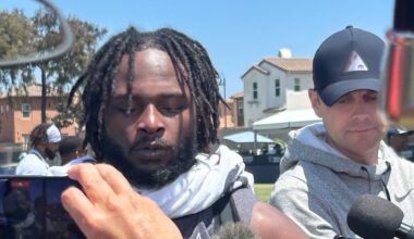 ‘Build on last year’: Javonte Williams leads talented running back room