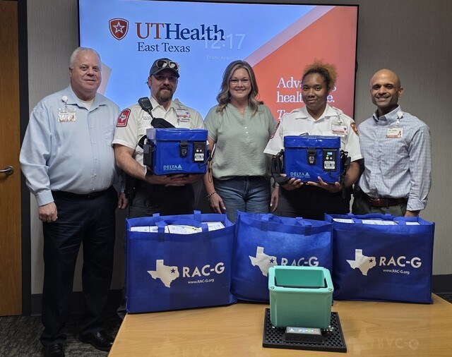 UT Health East Texas EMS expands equipment for access to lifesaving blood in the field