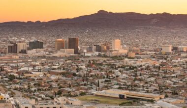El Paso, Texas, skyline.