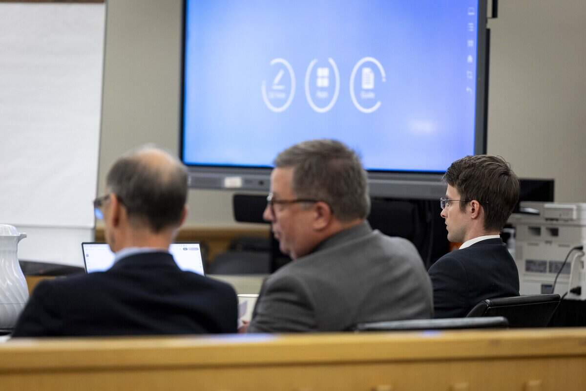 Tyler Hampton is on trial for intoxication manslaughter in the December 2021 death of 2-year-old Milania Pierite in the 485th District Court in Tarrant County on Tuesday, July 21, 2026 in Fort Worth. Hampton drove across lanes of Interstate 20 near Highway 360 in Arlington before colliding with a pickup truck in which Milania was a passenger.