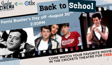 Free showing of “Ferris Bueller’s Day Off” at the Buddy Holly Hall